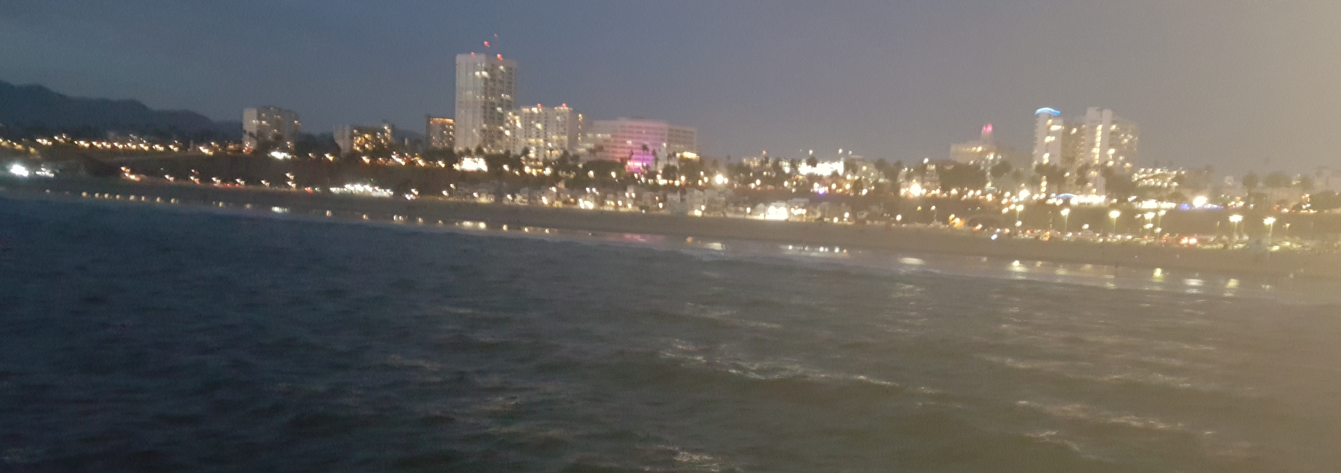 Santa Monica as seen from the pier October 2021