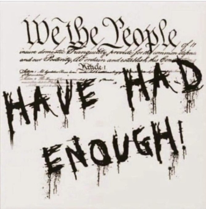 We the people have had enough