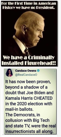 MEME: Biden is no president, Biden is a fraud.